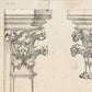 Medieval Architecture & Art-Auxerre - Plate 7 (Capital of Choirs) (Steel Engraving)