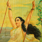 Mohini by Ravi Varma - Oleograph  Print