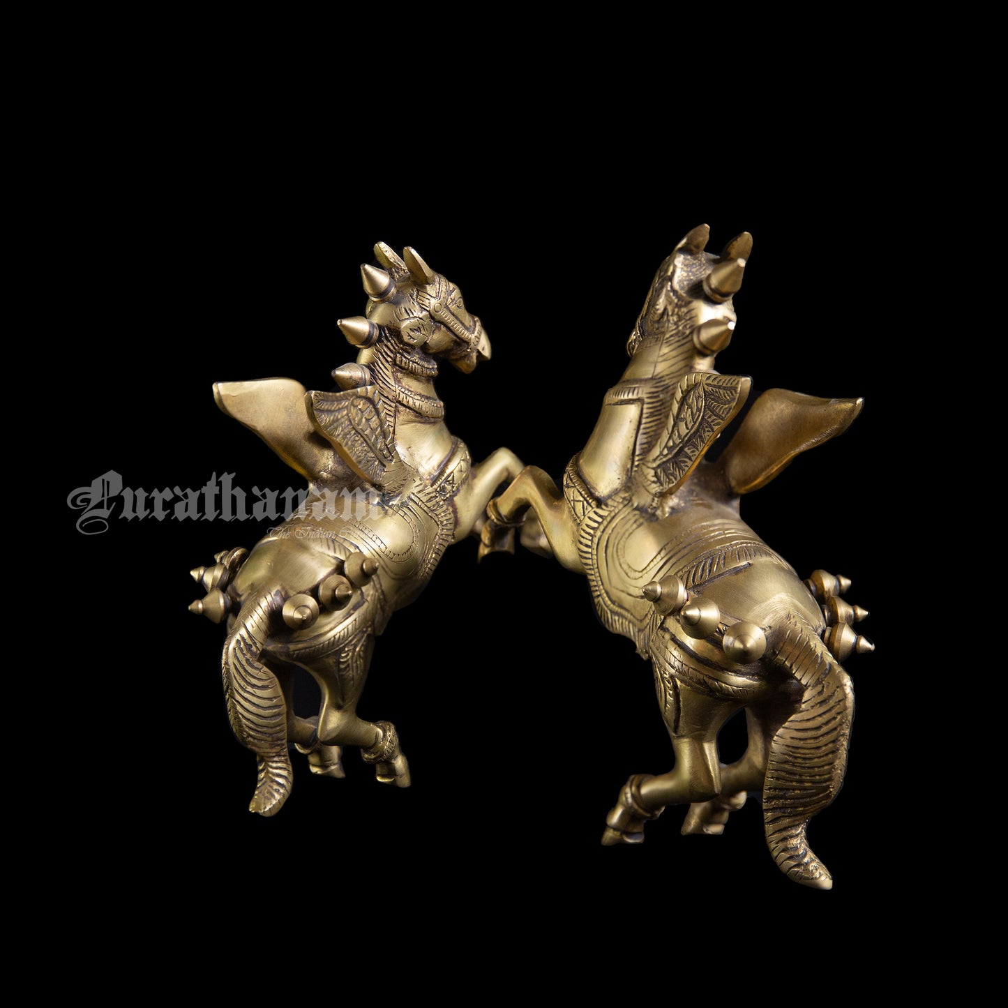 Flying Celestial Horses - Brass