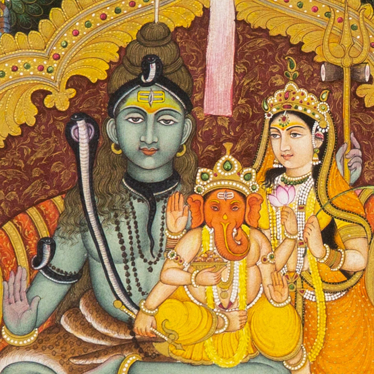 Cosmic Darbar – Miniature Painting
