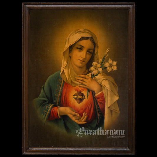 Sacred Heart of Mary  - Lithograph Print (German Print)