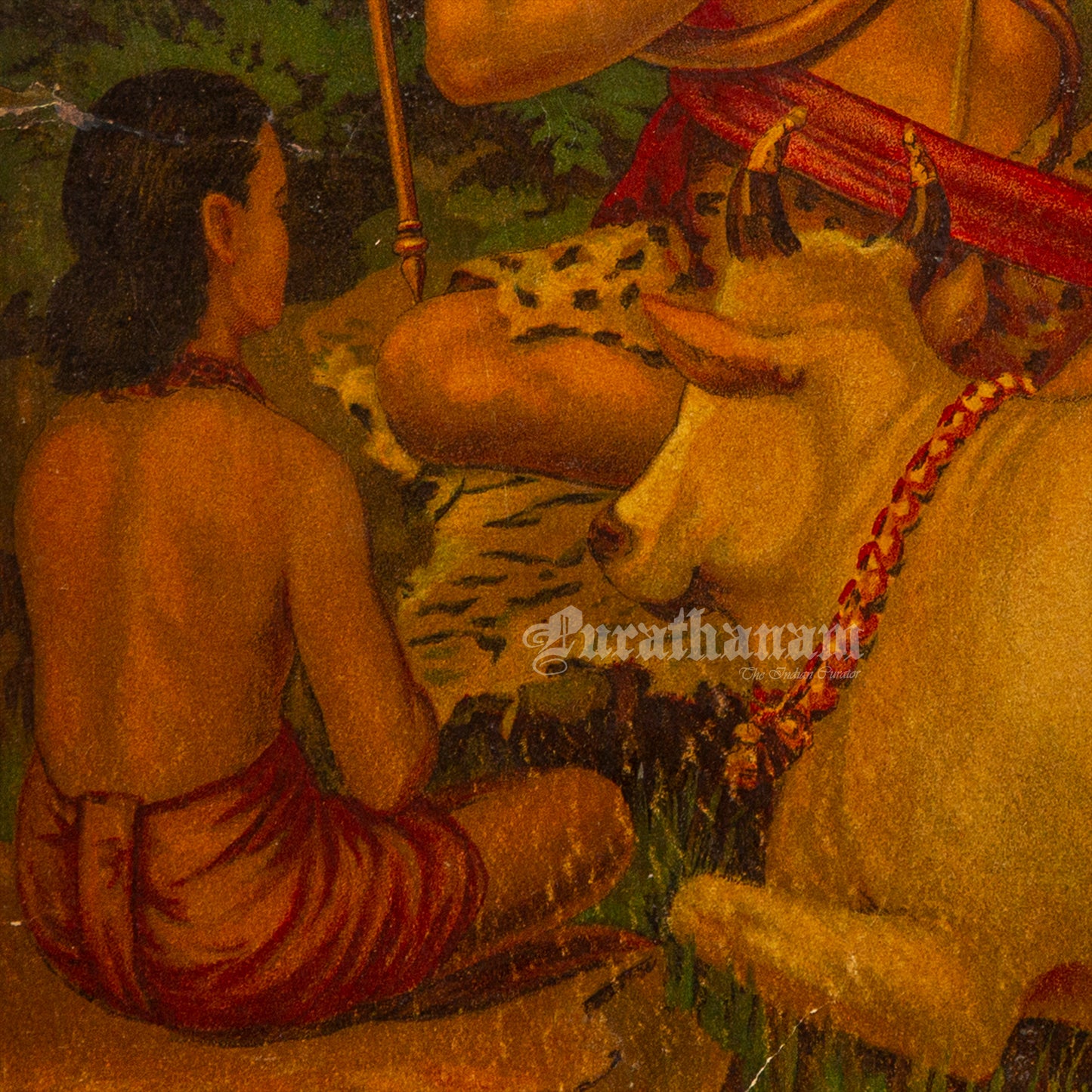 Shiva - by Ravi Varma (Oleograph Print)