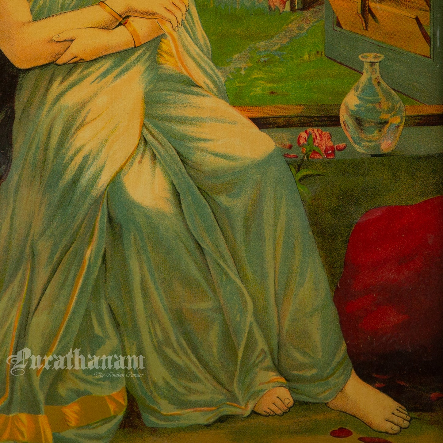 Manorama by Ravi Varma ( Lithograph Print)