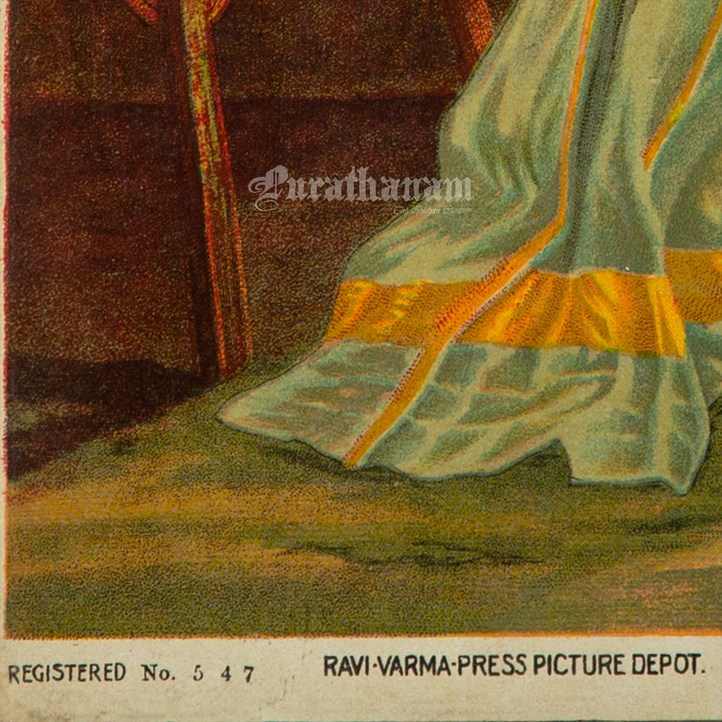 Manorama by Ravi Varma ( Lithograph Print)