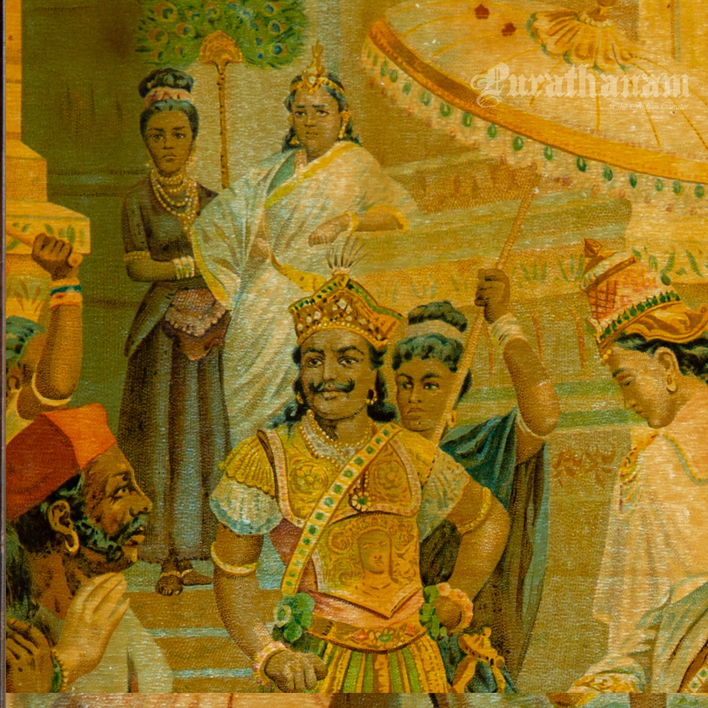 Indrajeet Vijay by Ravi Varma- Oleograph Print