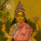 Lakshmi by Ravi Varma - Oleograph Print (Embellished)