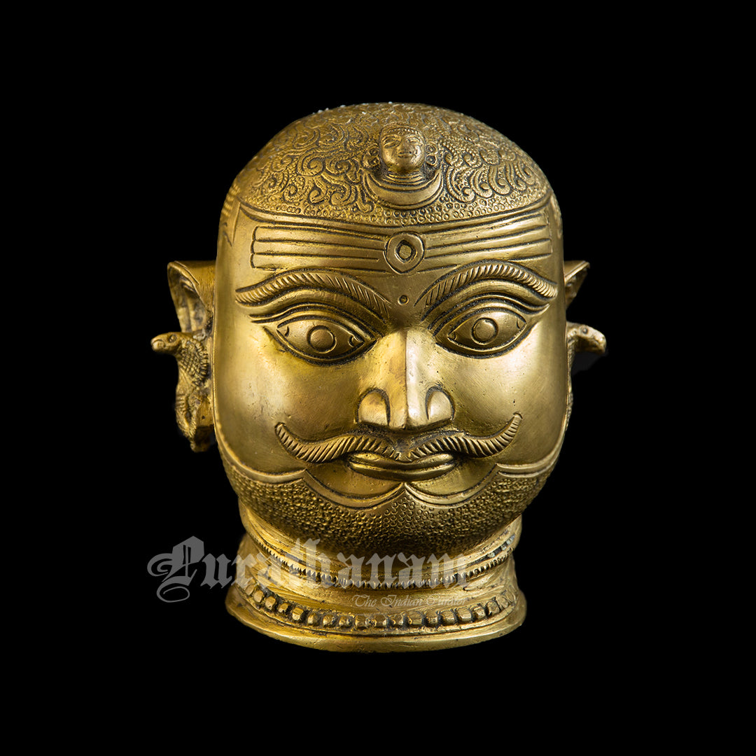 Mukhalingam - Brass sculpture