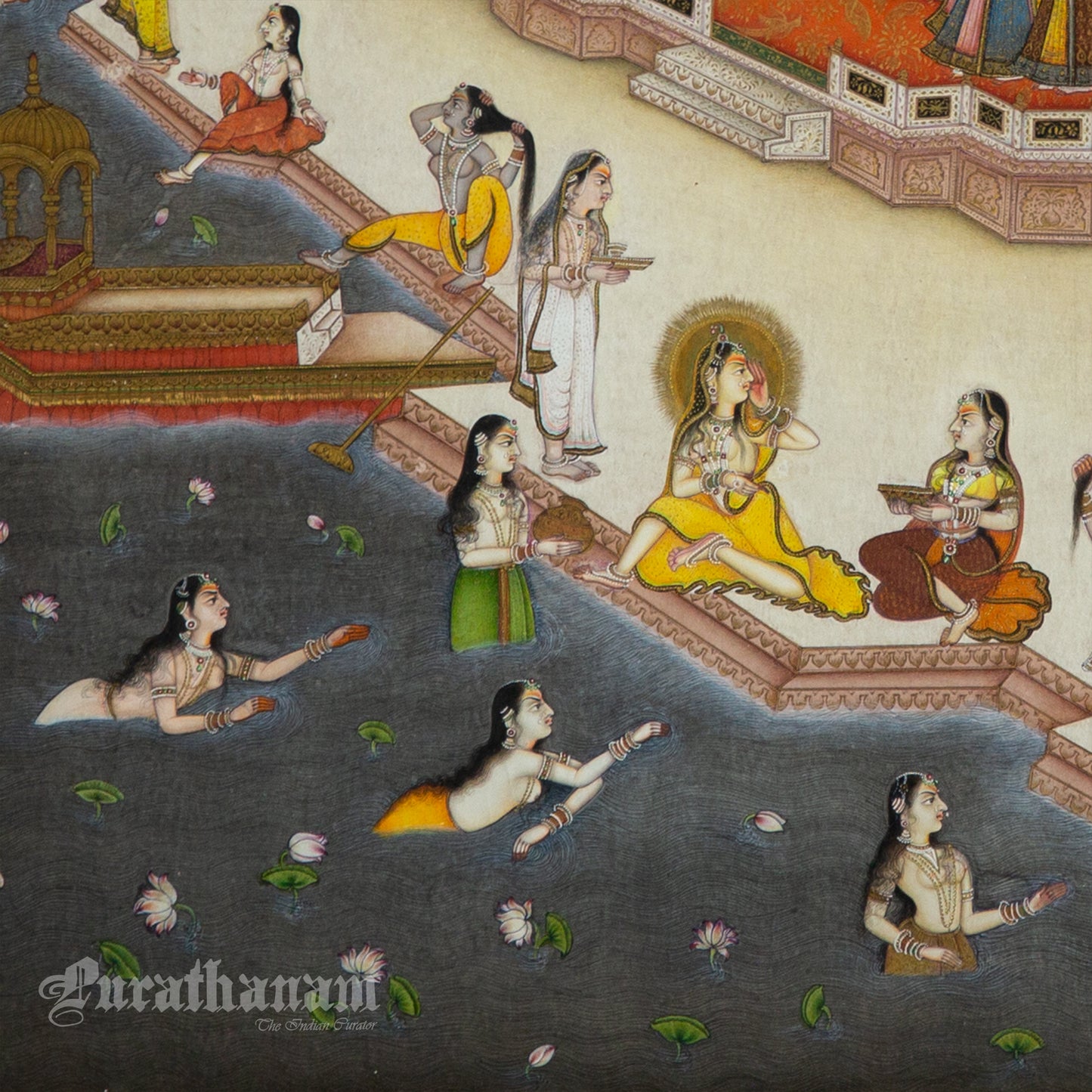 Krishna Leela – Miniature Painting