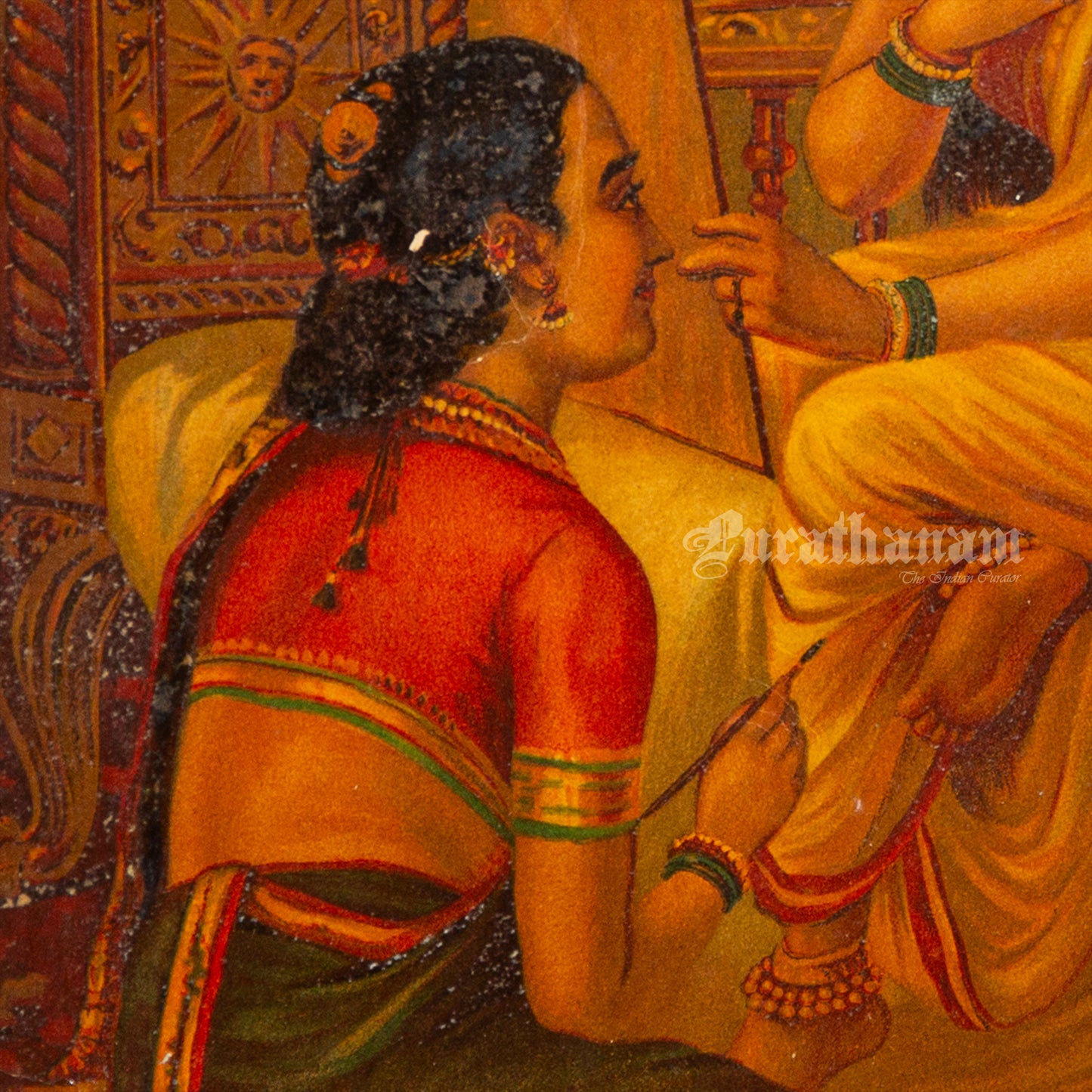 Chitralekha - by Ravi Varma (Oleograph Print)