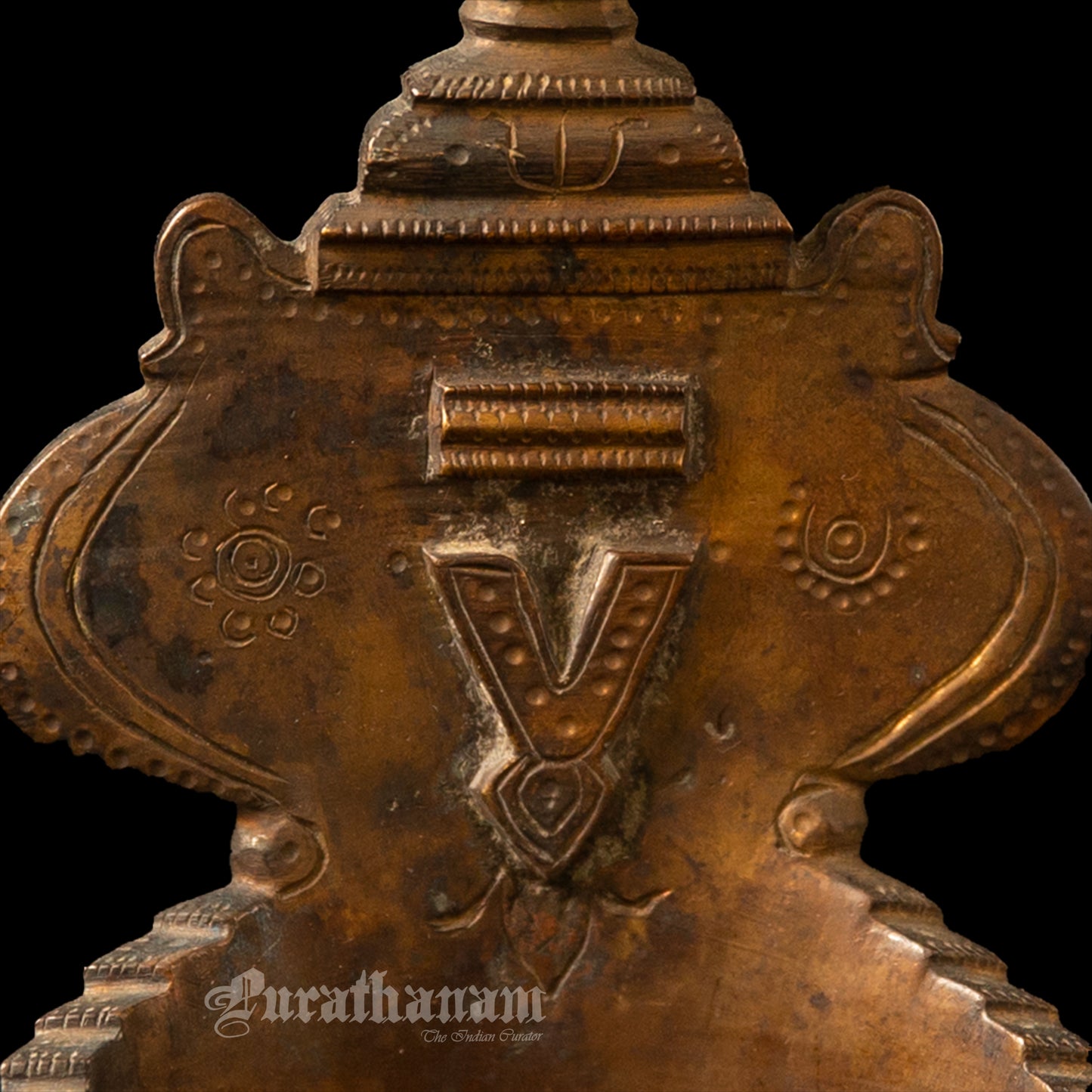 Vishnu Lakshmi Votive Oil Lamp - Brass