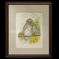 Bird - Barred Owl Chromo lithograph print (Plate - XXII) by Theodore Jasper -  Bird Art / Avian Art