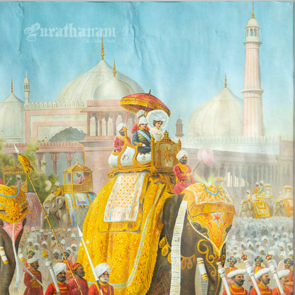 Delhi Durbar 1903 - Chromolithograph Print, London
