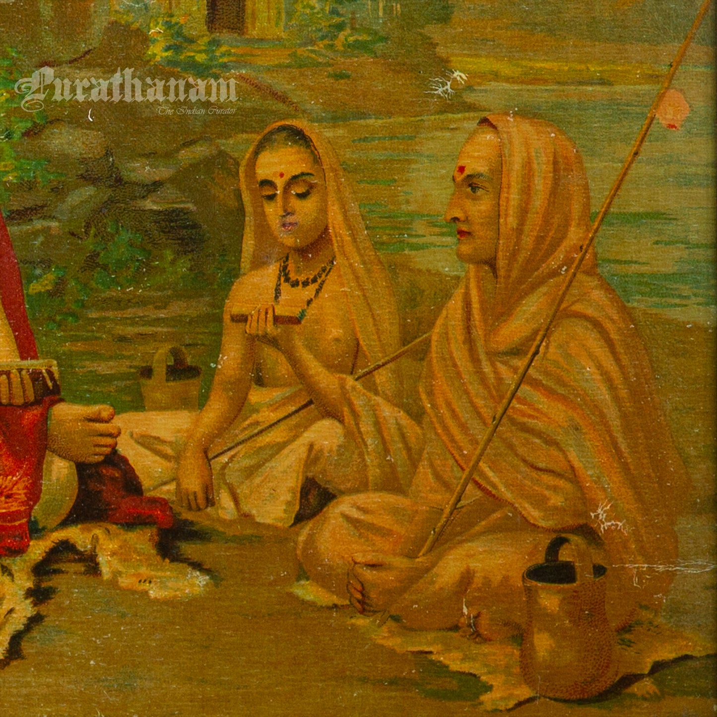 Shankarachariyar by Ravi Varma - Oleograph Print