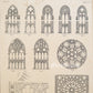 Medieval Architecture & Art-SEEZ - Plate 6  -Steel Engraving