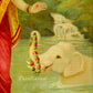 Lakshmi - Oleograph Print (Ravi Varma)