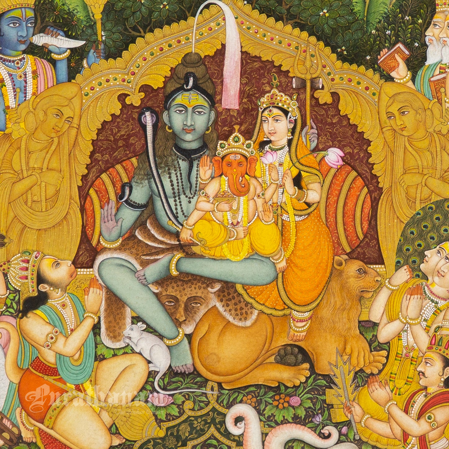 Cosmic Darbar – Miniature Painting