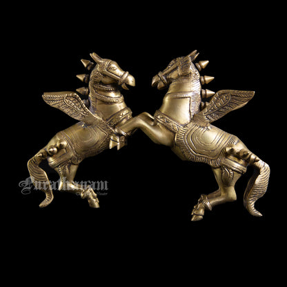 Flying Celestial Horses - Brass