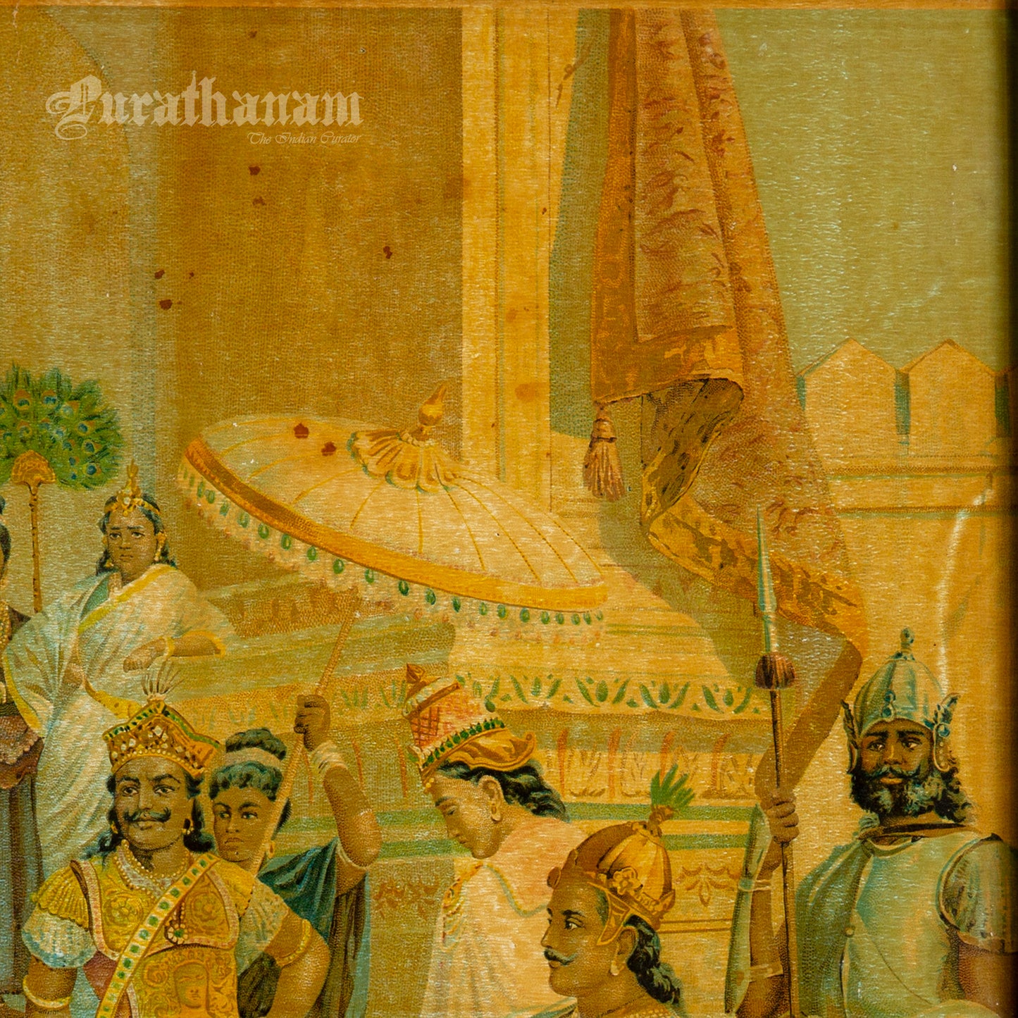 Indrajeet Vijay by Ravi Varma- Oleograph Print