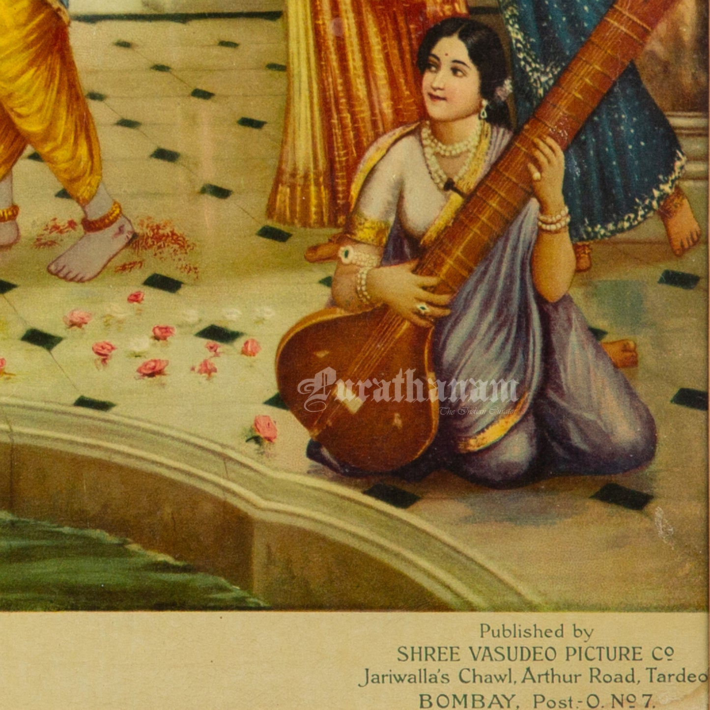 Rang Panchami by Vasudeo H. Pandya (Oleograph Print)