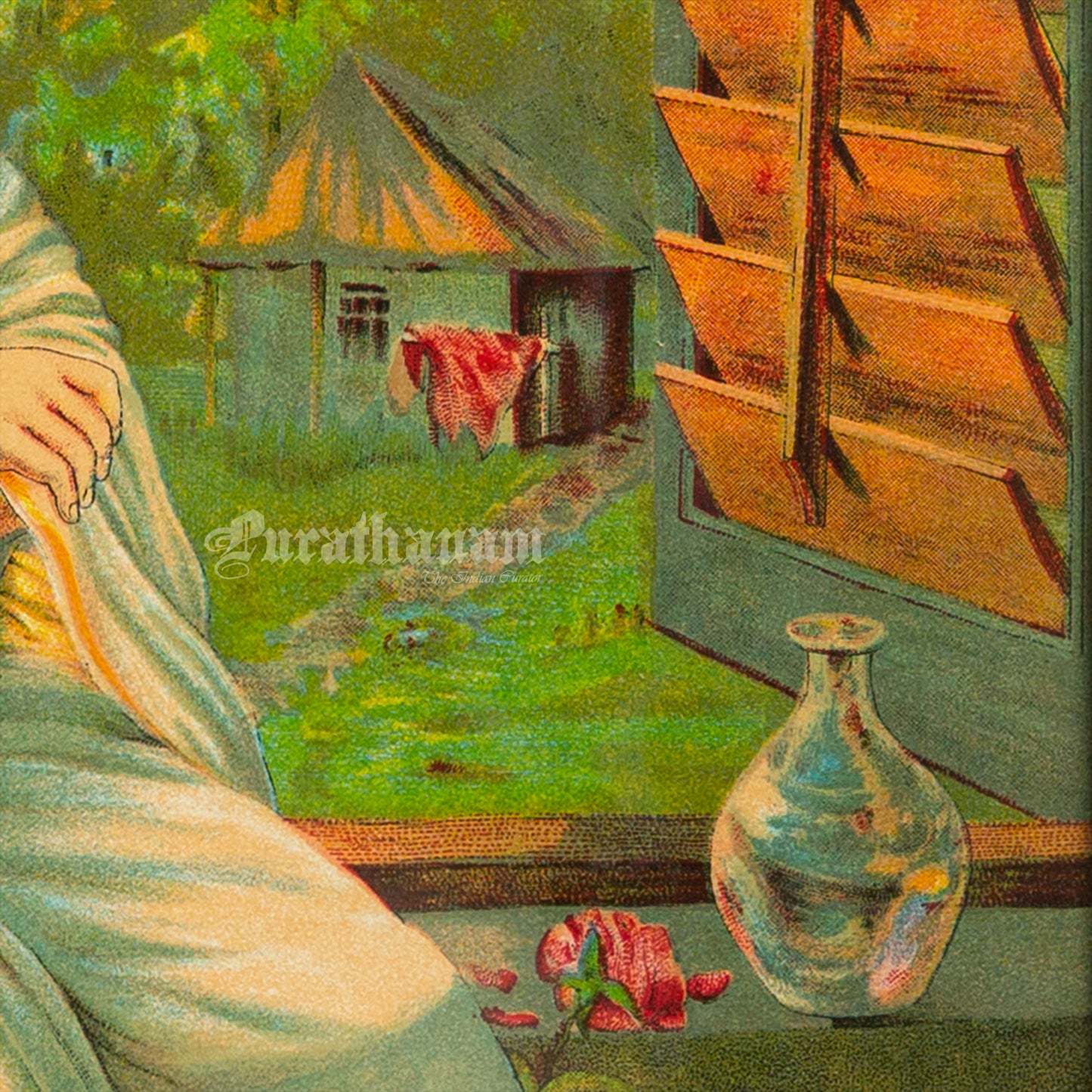 Manorama by Ravi Varma ( Lithograph Print)