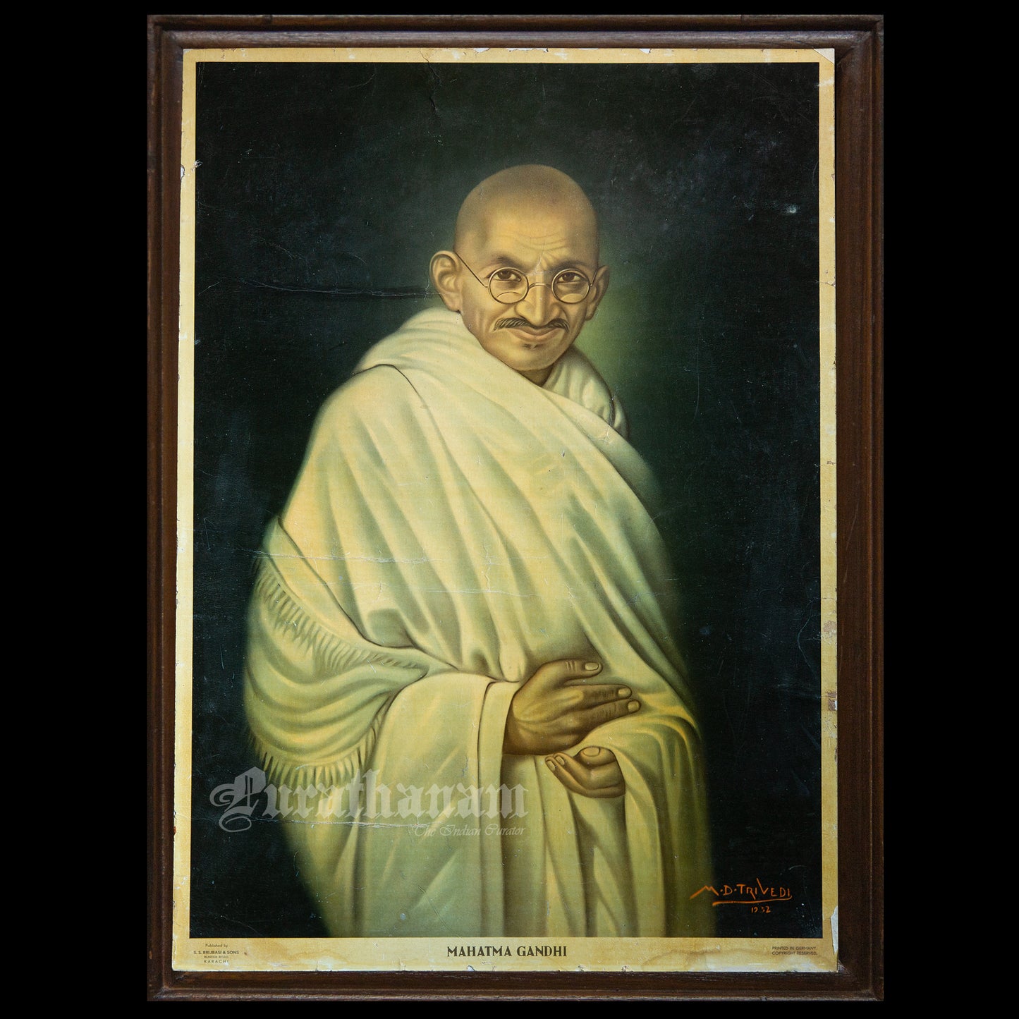 Mahatma Gandhi (Oleograph Print)