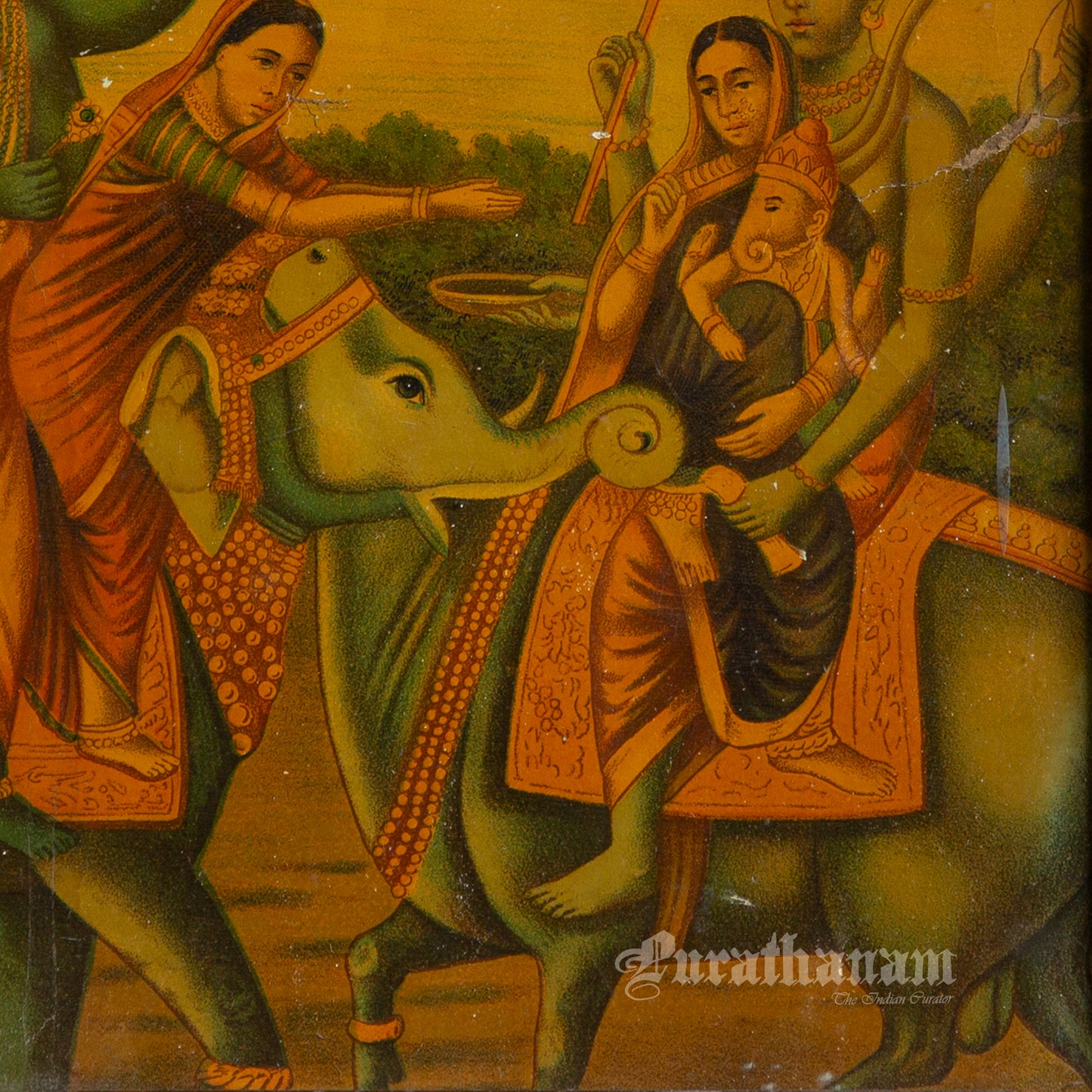 Harihar Bhet - Chromolithograph Print