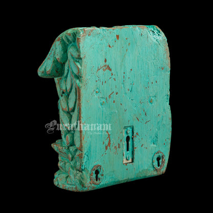 Teal color Wooden bracket