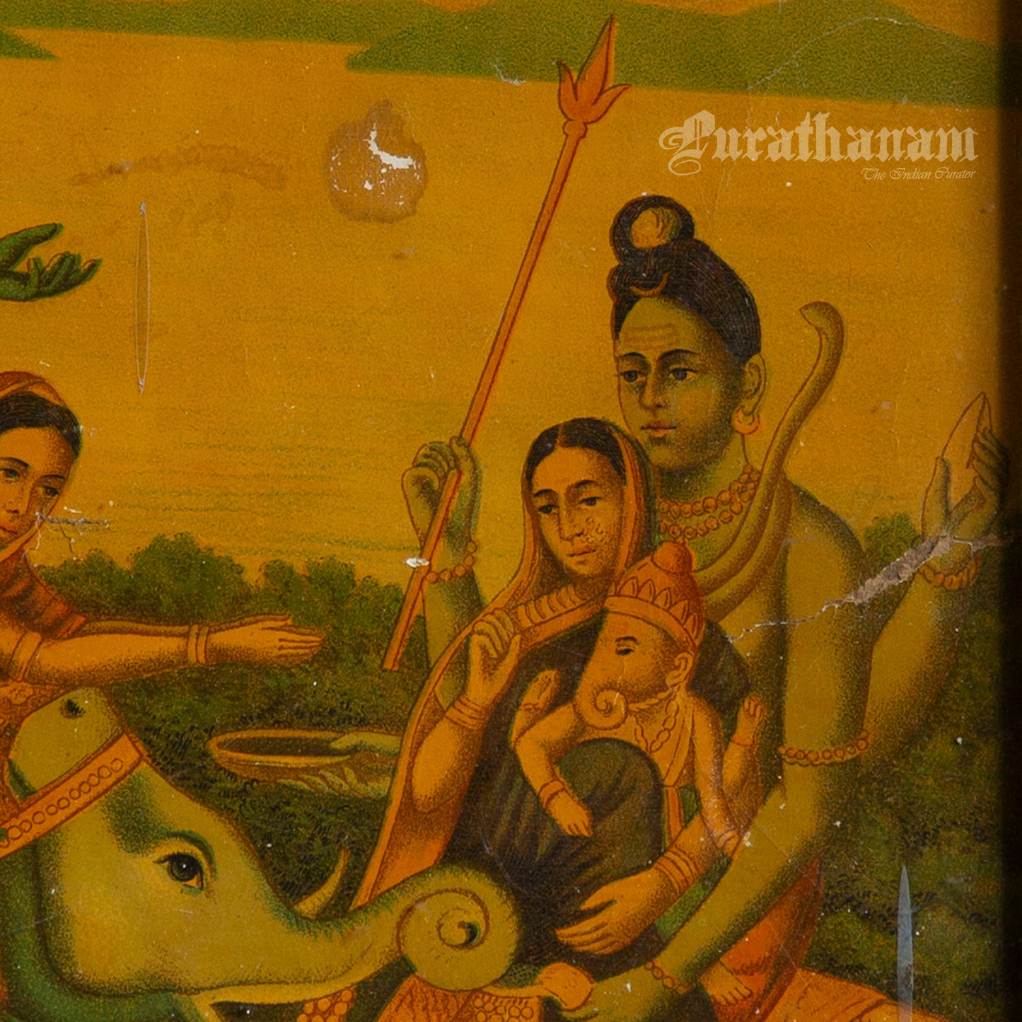 Harihar Bhet - Chromolithograph Print