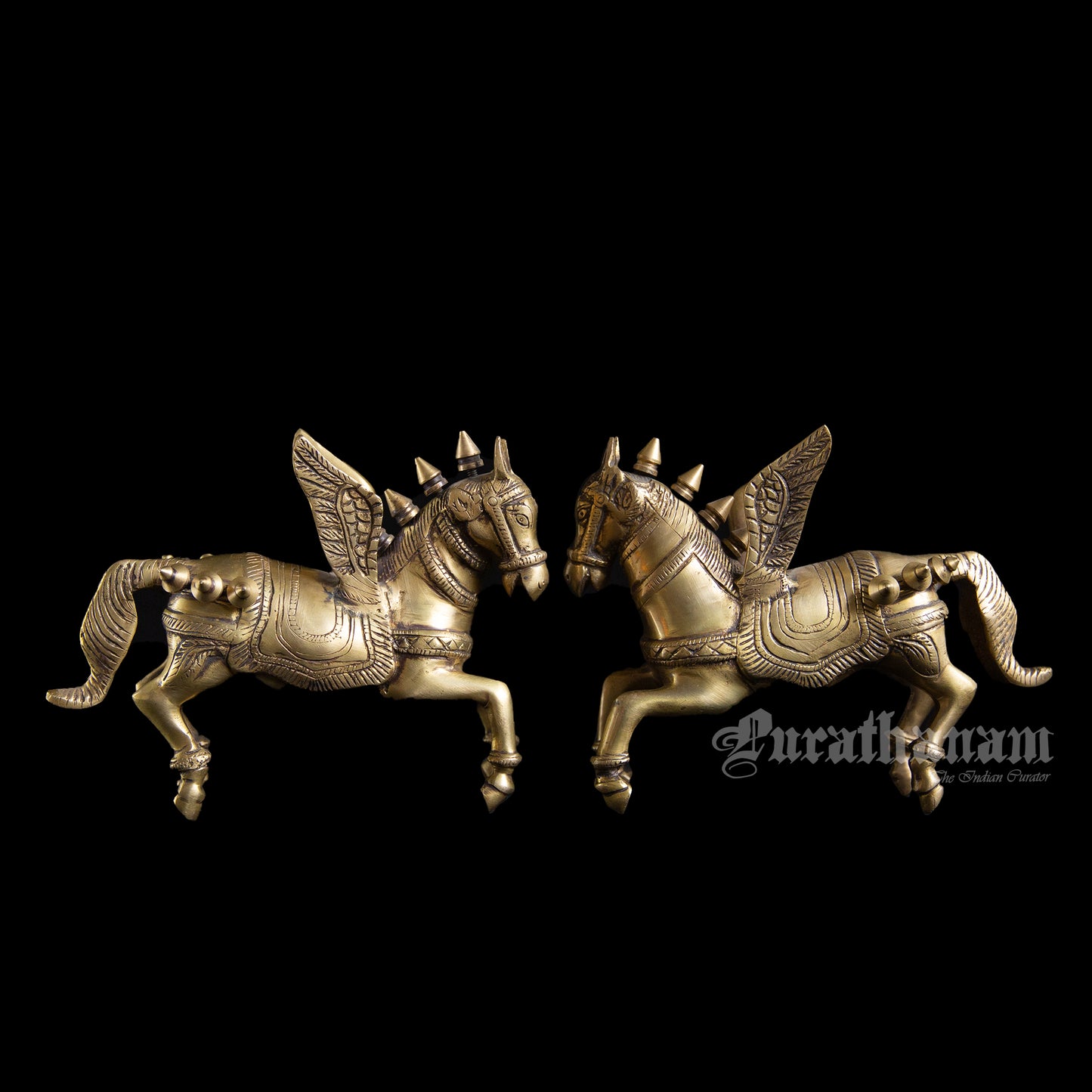 Flying Celestial Horses - Brass