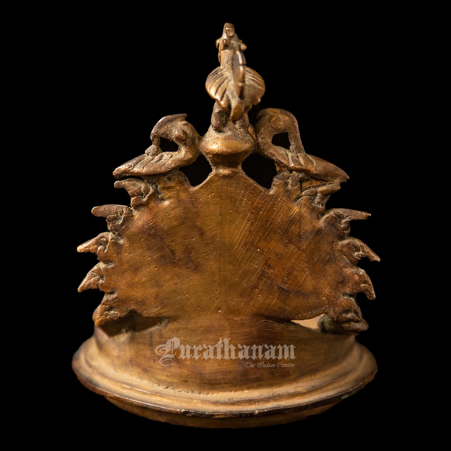 Vishnu Lakshmi Votive Oil Lamp - Brass