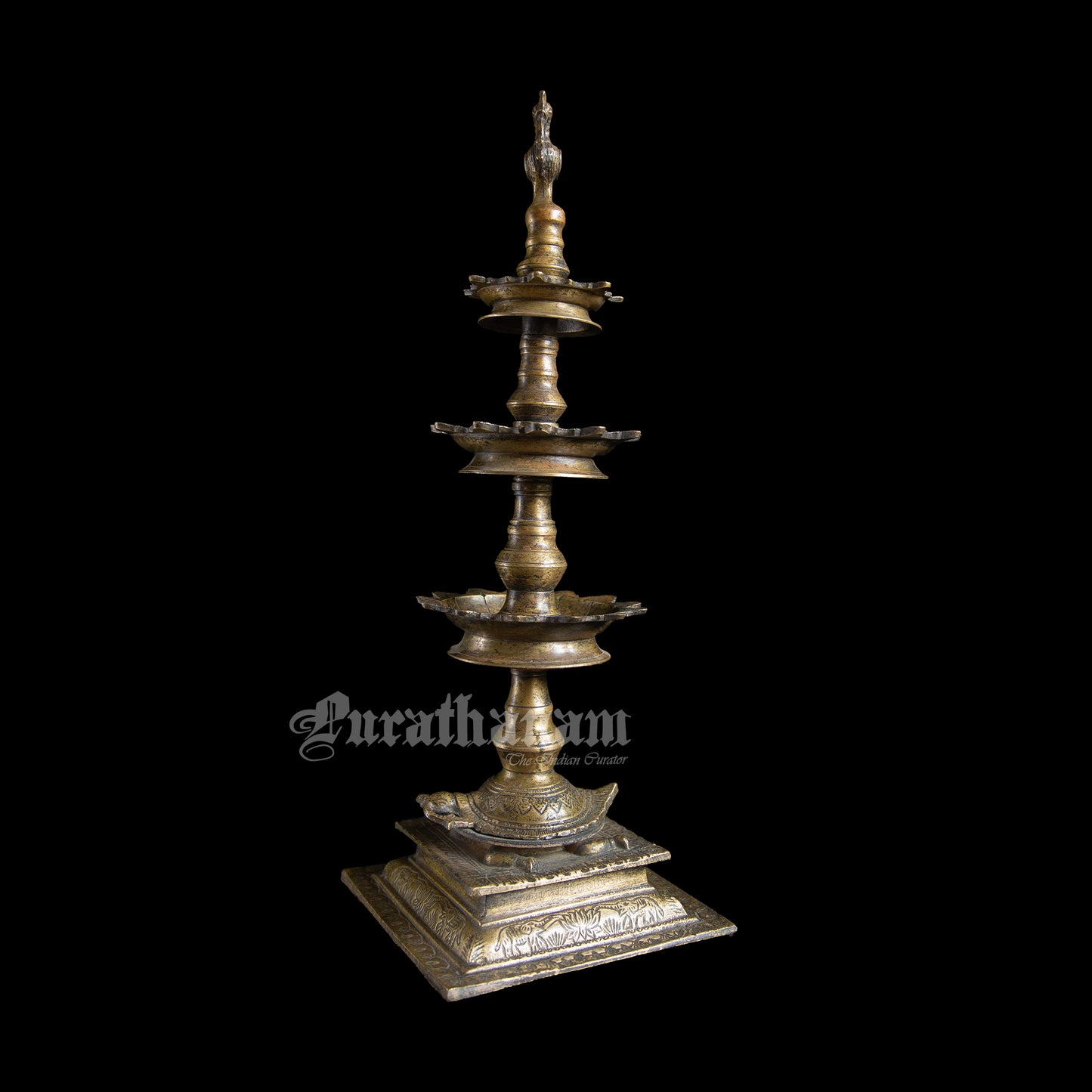 Annapakshi Kuthuvilakku - Brass ( Oil Lamp)
