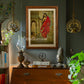 Urvashi by Ravi Varma - Oleograph Print (Embellished)