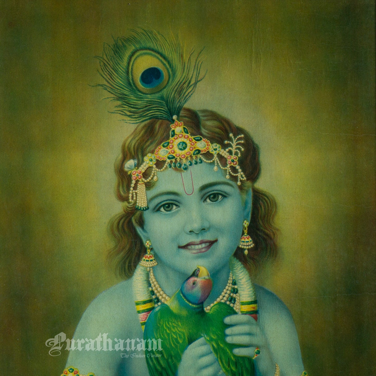 Man-Har-Krishna (Oleograph Print)