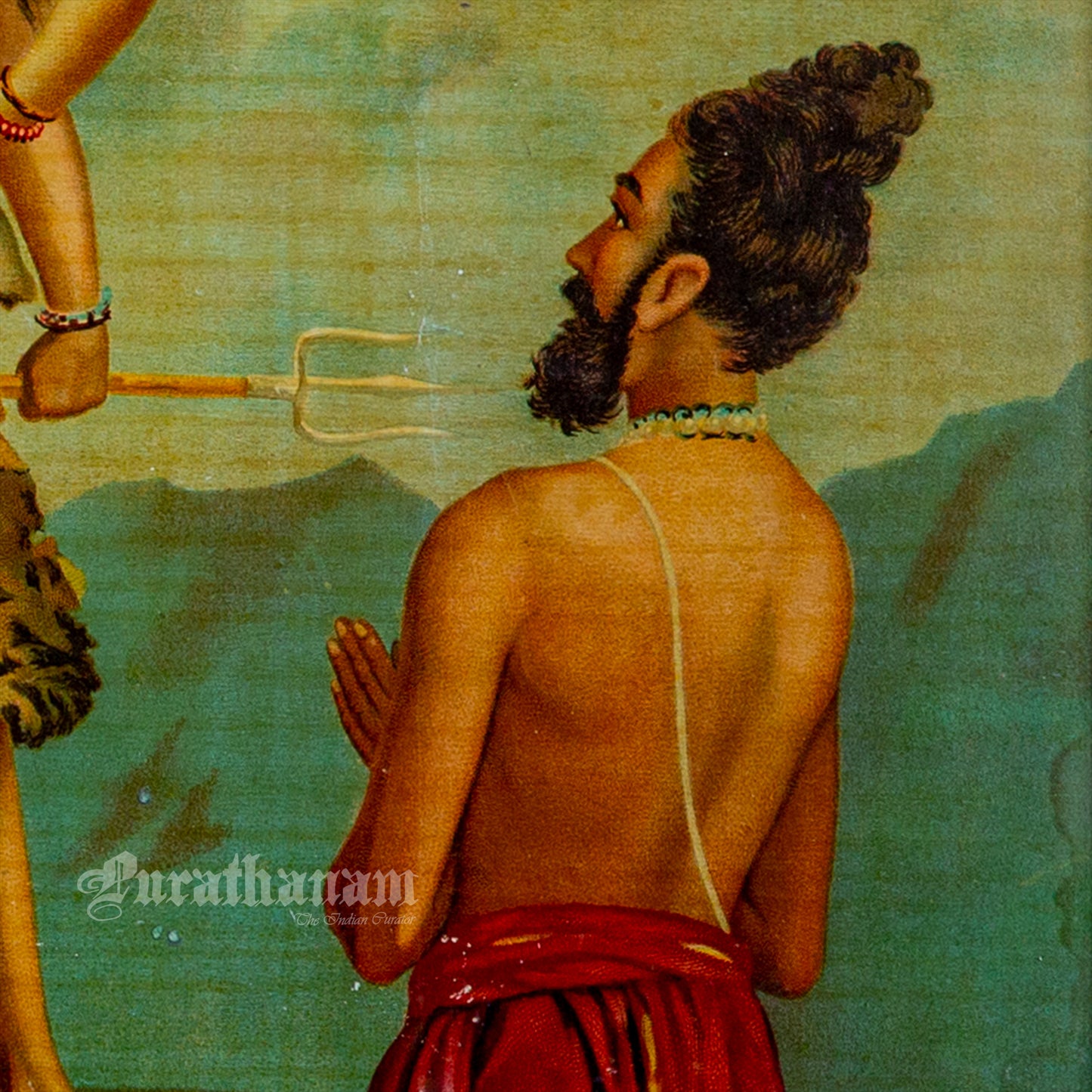 Gangavataran - Oleograph Print (Ravi Varma)