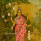 Lakshmi by Ravi Varma - Oleograph Print (Embellished)