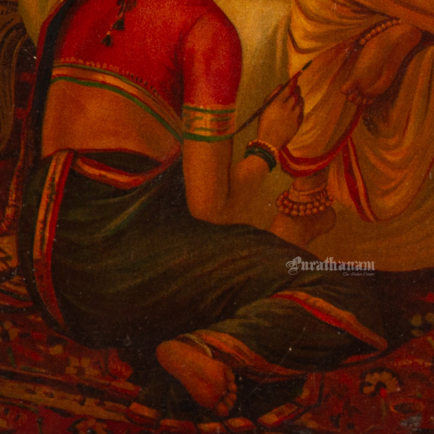 Chitralekha by Ravi Varma - Oleograph Print