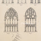 Medieval Architecture & Art-SEEZ - Plate 6  -Steel Engraving