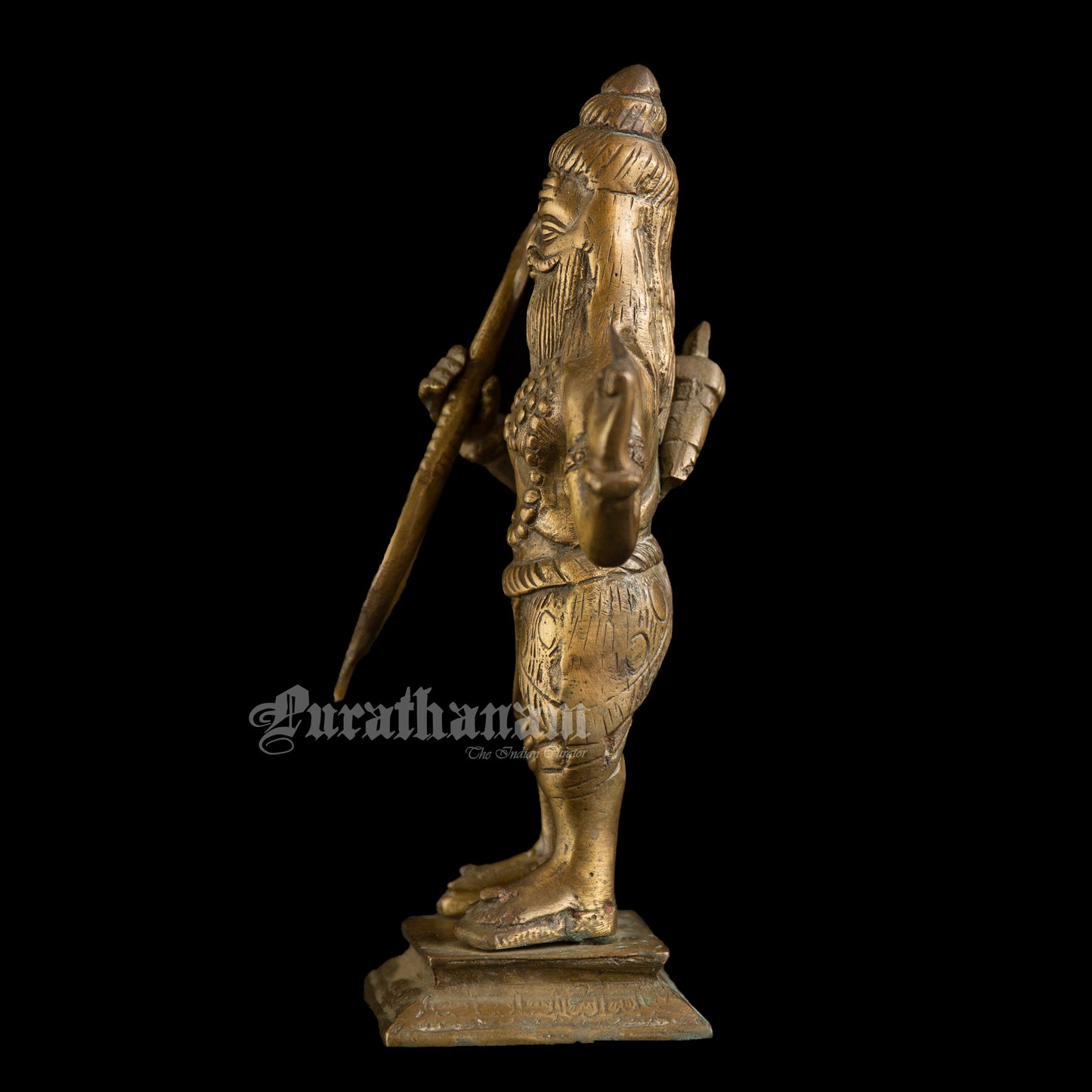 Parasuram Figurine   - Brass