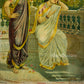 Damayanti by Ravi Varma - Oleograph Print