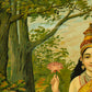 Lakshmi - Oleograph Print (Ravi Varma)