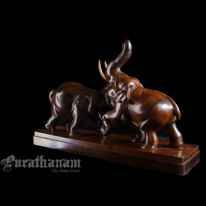 Elephants - Rose wood