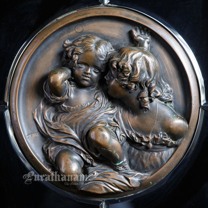 The Calmady Children - Bronze Relief