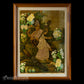 Saraswati by Ravi Varma - Oleograph Print  - Enbellished