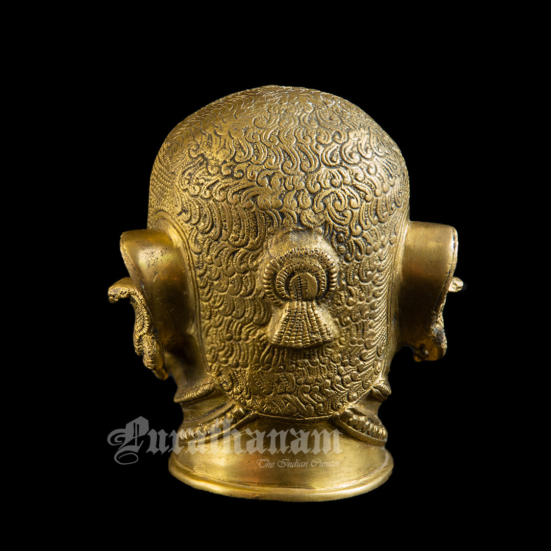 Mukhalingam - Brass sculpture