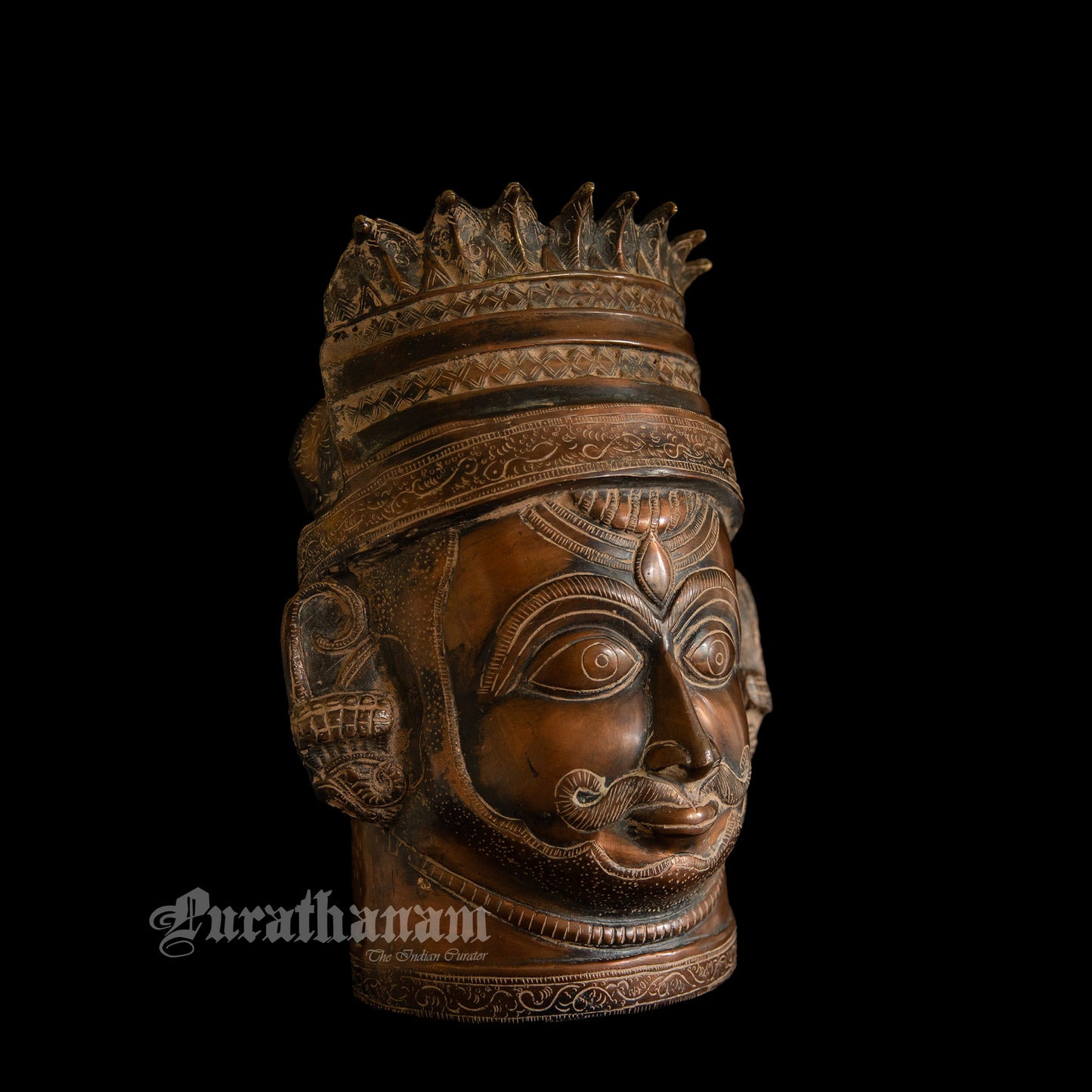 Bhairava Head   - Brass