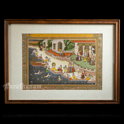 Krishna Leela – Miniature Painting