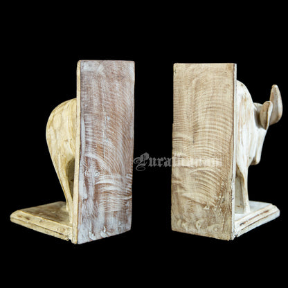 White Bull Bookends