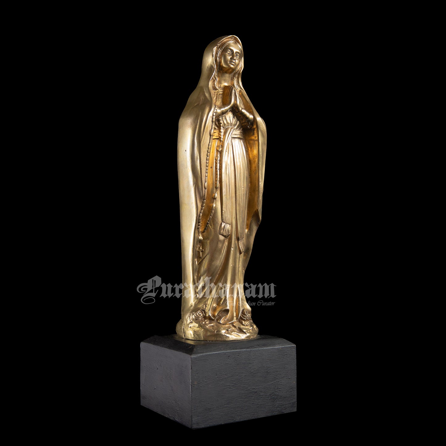 The Virgin Mary - Brass Sculpture