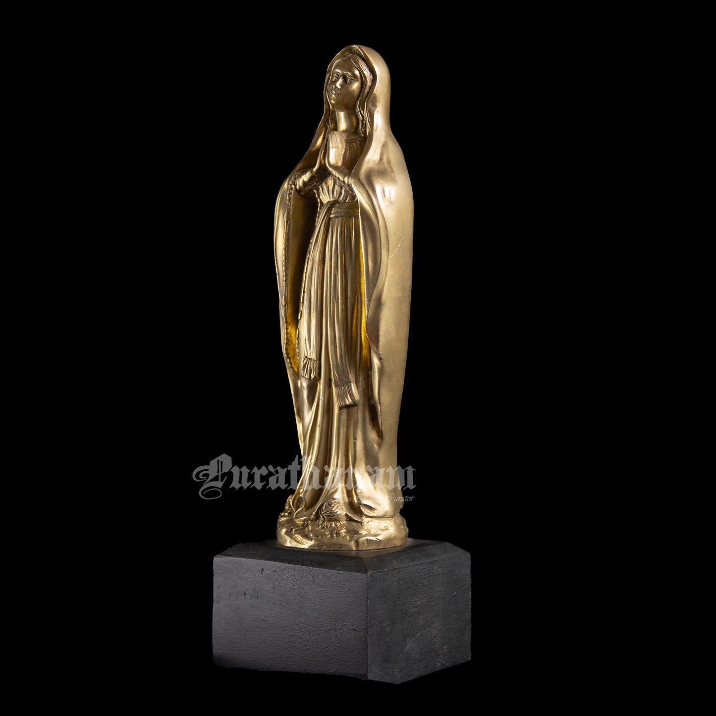 The Virgin Mary - Brass Sculpture