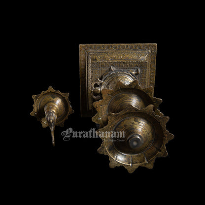 Annapakshi Kuthuvilakku - Brass ( Oil Lamp)